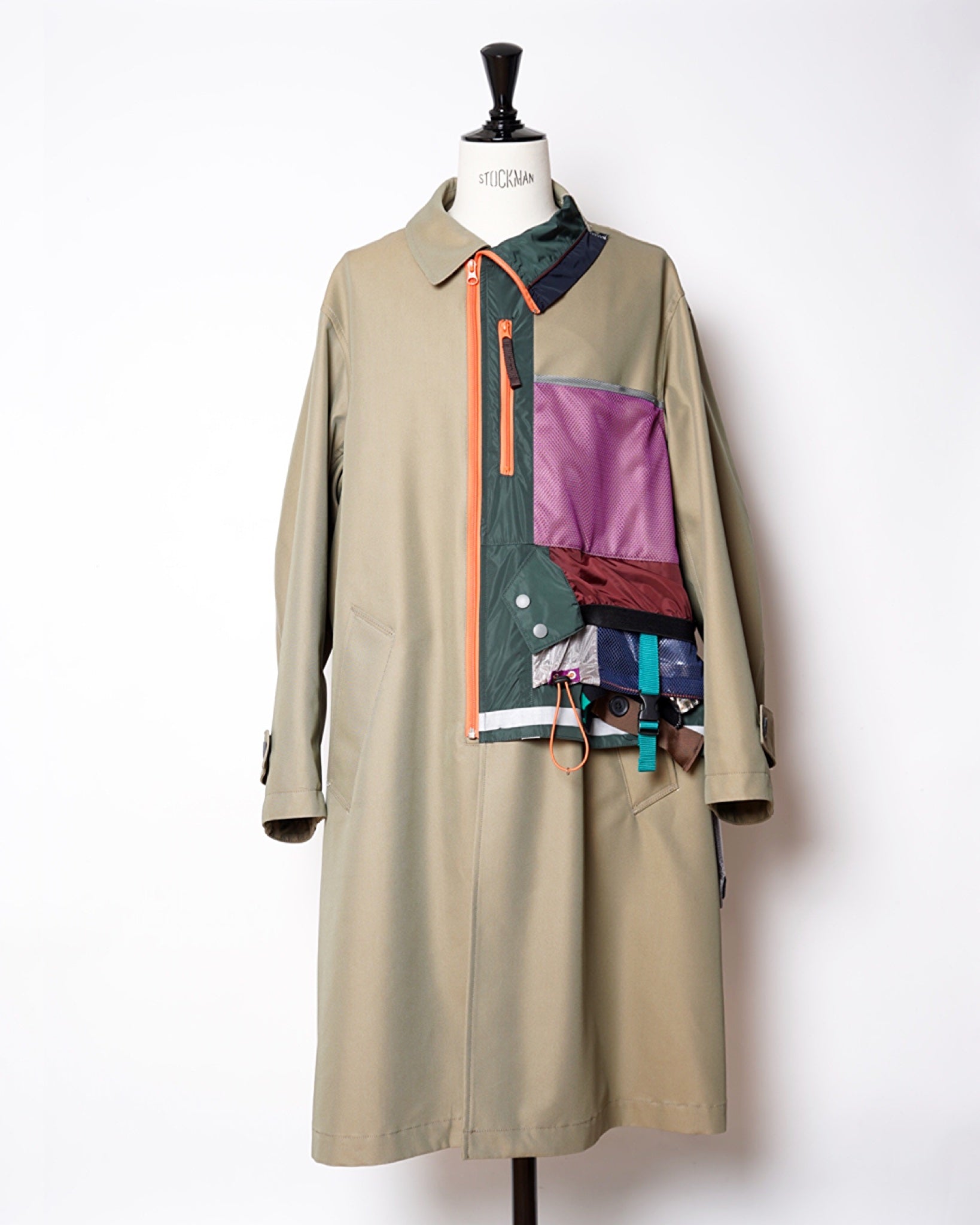 kolor(カラー)-ドッキングステンカラーコート -Amanojak 