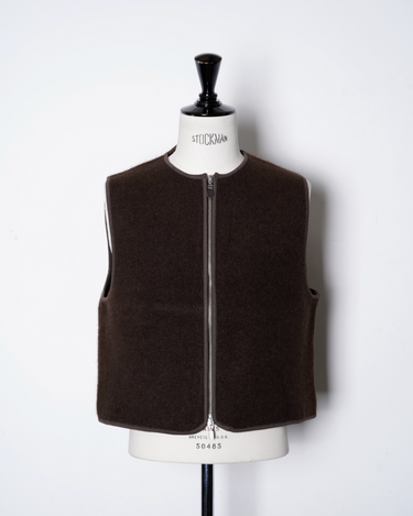 walenode(ウェルノード) INNOCENT YAK ZIP UP VEST -Amanojak.