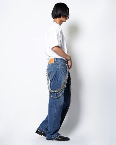 【JUNYA WATANABE】<br>× Levi's WRAP DENIM PANTS WITH 4WALLET CHAIN