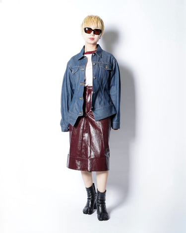 【ENSW】<br>SCULPTURE DENIM JACKET