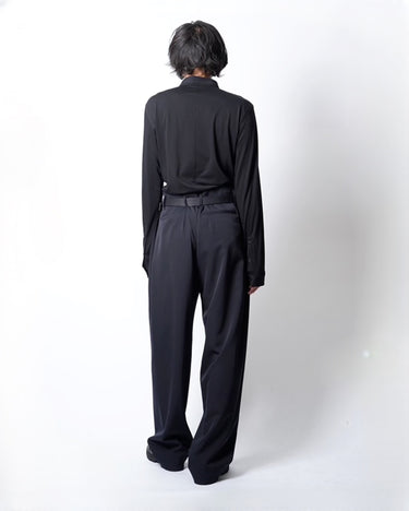 26AW予約受付中<br>【OVERCOAT】<br>5 Tuck Trouser in Wool Tropical