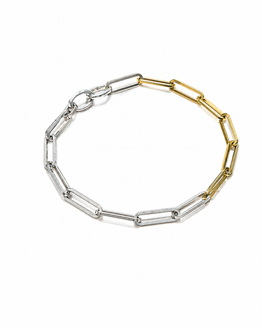 【GARDEN OF EDEN】<br>PCチェーンブレスレット<br>-14K/SILVER-