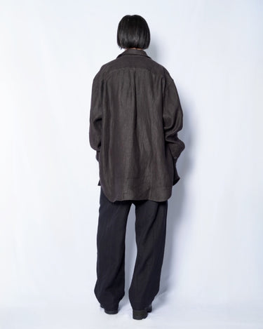 【ZIGGY CHEN】<br>DROP-CROTCHED WIDE LEG TROUSERS