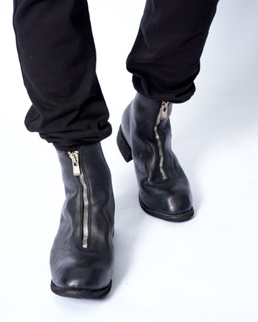 RESTOCK<br>【GUIDI】<br>-PL1- FRONT ZIP BOOTS HORSE FULL GRAIN