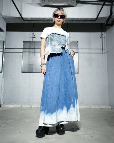 [TANAKA]<br>The Wide Skirt Pants<br>-Denim-