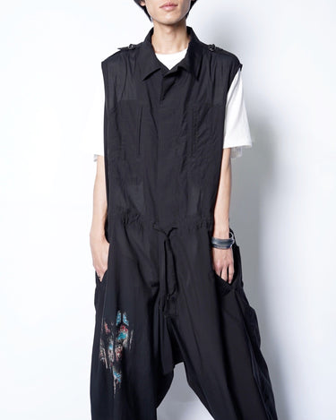 【Yohji Yamamoto POUR HOMME】<br>CU/C "kill me softly" MESSAGE JUMP SUIT