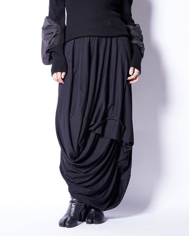 【JUNYA WATANABE】<br>WOOL DRAPE BALLOON SKIRT