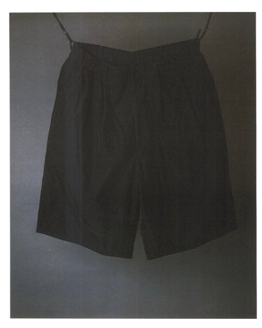受注生産アイテム<br>期間限定受注受付中(7月31日～8月2日まで)<br>【kiminori morishita】<br>Silk Cotton Twill Garment-Dyed Shorts