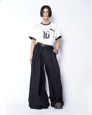 【TANAKA】<br>WIDE DRAPE PANTS