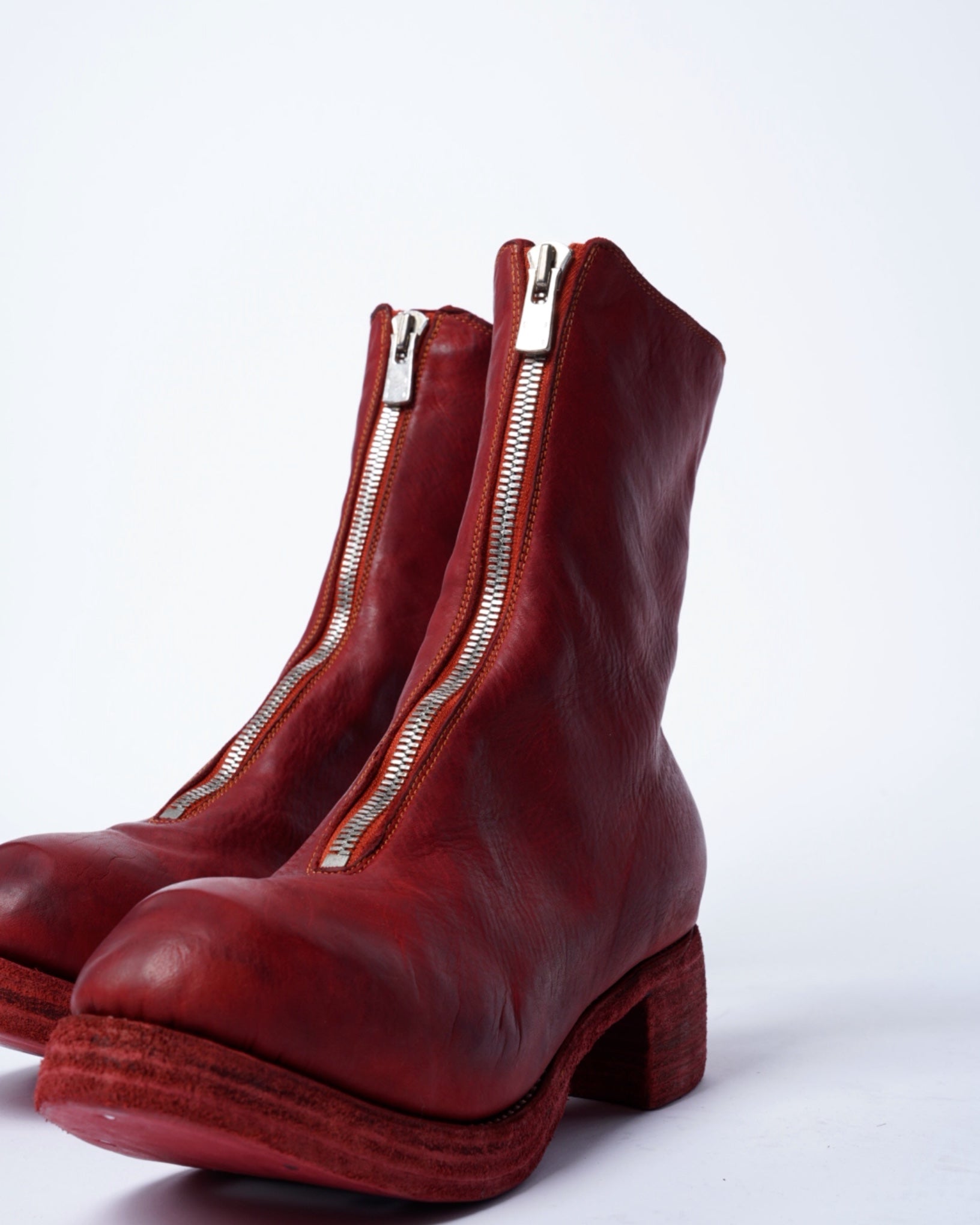 GUIDI(グイディ) - -PL2WZ- HORSE FULL GRAIN FRONT ZIP BOOTS-Amanojak.