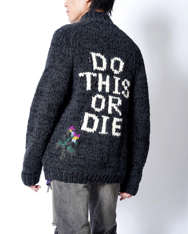【KAKAN】<BR>DRIVERS CARDIGAN (DO THIS OR DIE)  (UNISEX)