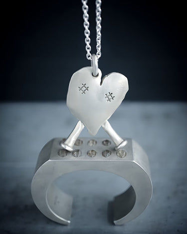 [PARTS OF FOUR]<br> Heart Boy Necklace (as+Ma) Silver