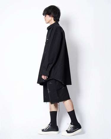 【KAMIYA】<br>BORO Duck Shirt