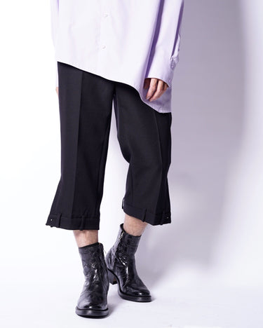 【INSCRIRE】<br>Wool Gabardine Half Pants