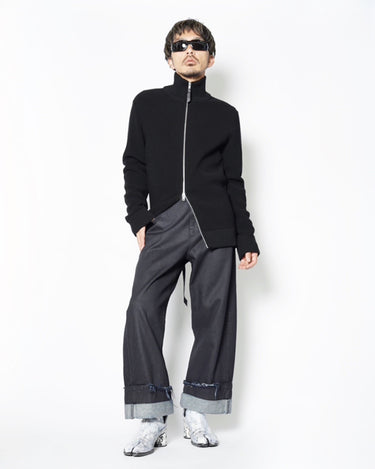 【MARINA YEE】<br>"DEAN BLUE" OVERSIZED JEANS TROUSERS (INDIGO/COATING)