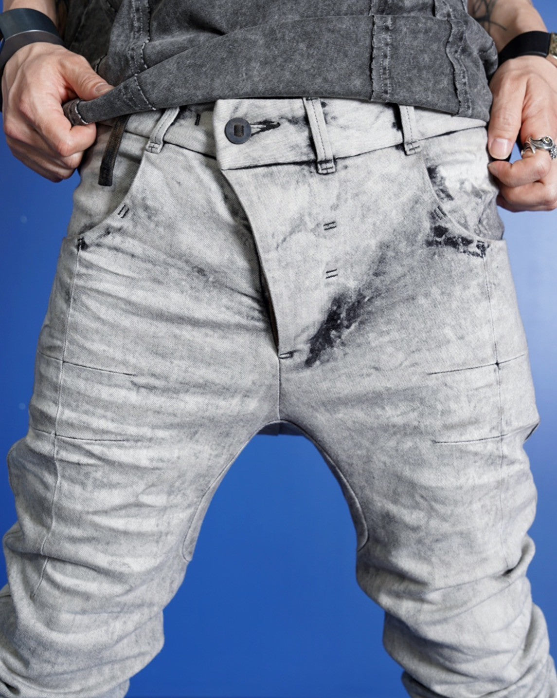 Boris Bidjan Saberi　デニム　P13TF 1603K 希少M hide-m | Boris Bidjan Saberi pants P13TF F1603K, black denim