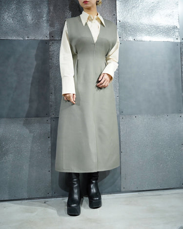 【08sircus】<br>ツイル<br>ダブルフェイス<br>リバードレス