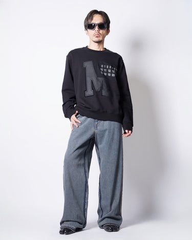 [MM6]<br>Synthetic Leather<br>Knee TUCK PANTS
