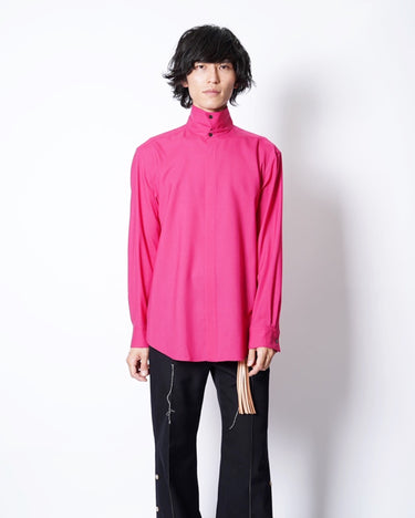 [OVERCOAT]<br>(SHELL)<br>WITH SHIRTS COLLAR
