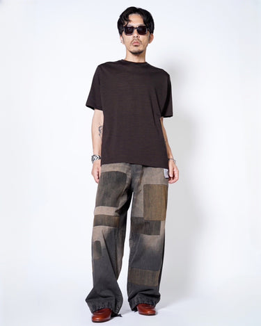 【BATONER】<br>WOOL CREW NECK T-SHIRT