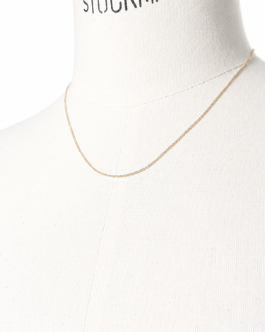 【GARDEN OF EDEN】<br>フォックステール<br>チェーンネックレス<br>9K GOLD