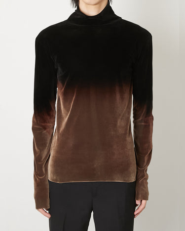 26AW予約受付中<br>【TAAKK】<br>GRADATION FLOCKY TULLE TEE