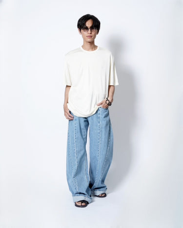 イベント期間限定アイテム<br>(6月27日～7月5日まで)<br>【KANEMASA PHIL】<br>22G Silk Pack Tee (ECRU)