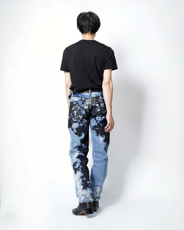 受注生産アイテム<br>期間限定受注受付中(7月31日～8月2日まで)<br>【kiminori morishita】<br>kiminori morishita ×REFLOS Remade Denim Pants