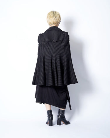 【JUNYA WATANABE】<br>DOUBLE-BREASTED WOOL CAPE