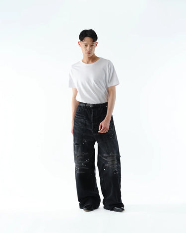 イベント期間限定アイテム<br>(3月7日～3月15日まで)<br> 【SUBLATIONS】 WIDE SEAM DENIM BAGGY PANTS .13
