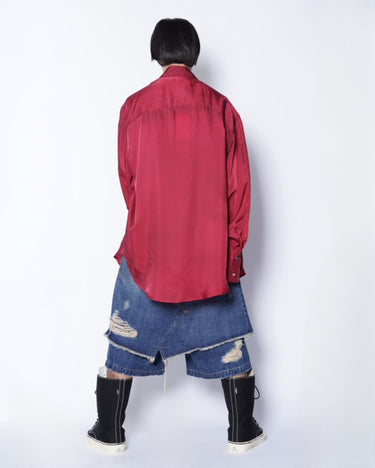 【KAMIYA】<br>Ash Fade Cupro Shirt