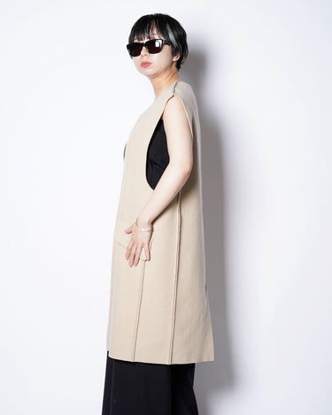 【MM6】<br>ウールカシミヤ<br>ヴァルーズドレス
