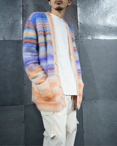 [MISSONI]<br>Multi-border<br>Mohair Cardigan