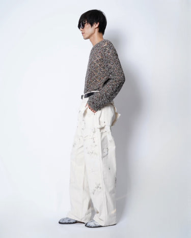 【kolor】<br>DAMAGED DOUBLE KNEE PANTS