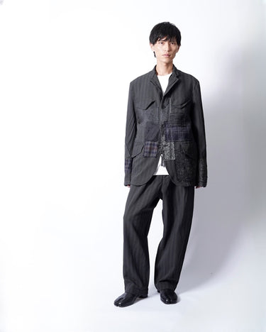 9.4(fri) 0:00 Launch<br>【JUNYA WATANABE MAN】<br>SHRUNK PATCHWORK TAILORED JACKET