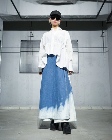 [TANAKA]<br>The Wide Skirt Pants<br>-Denim-