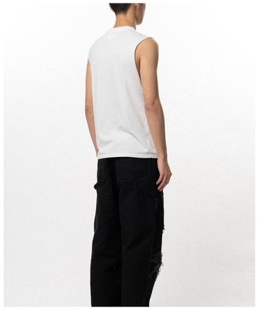 【KAMIYA】<br>"AERO-KMY" Sleeveless T-shirt