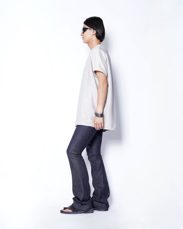 【prasthana】<br>FLUX ARM 3 T-SHIRT (RIPPLE)