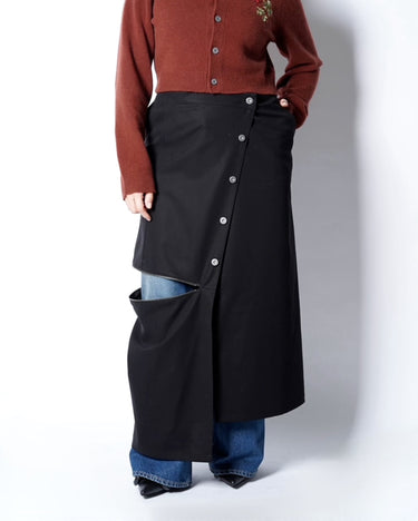 【ENSW】<br>DRIFT LINE WRAP SKIRT