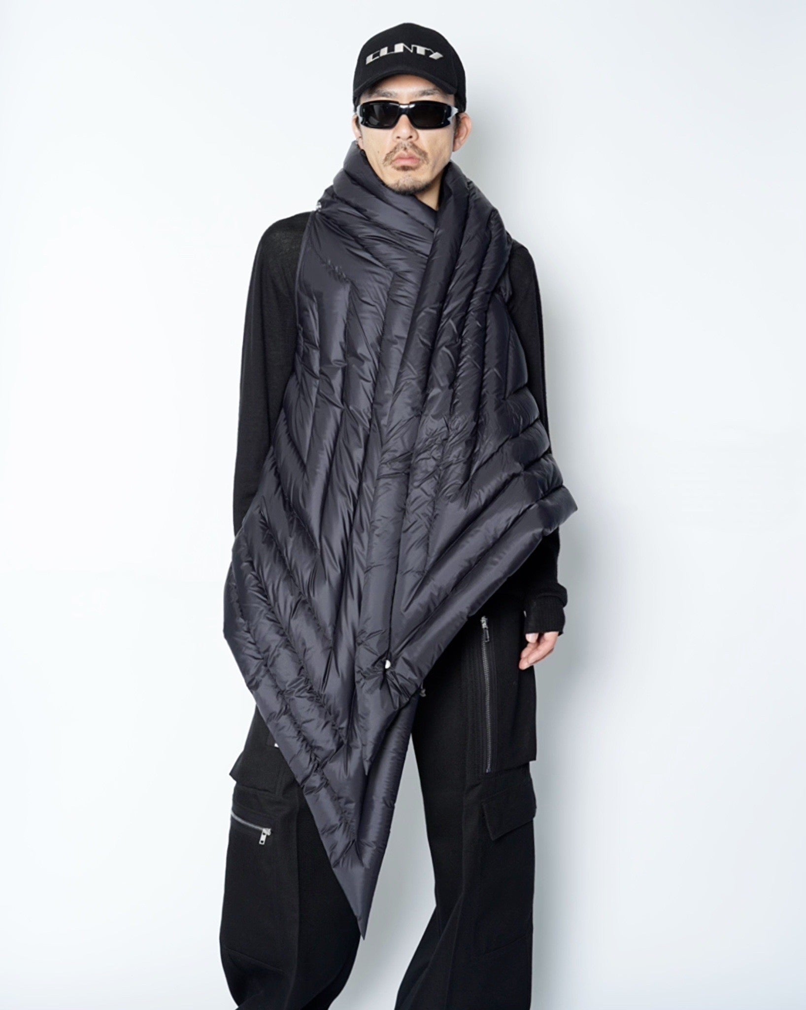 Rick Owens (リックオウエンス) GLEAM SCARF ダウンベスト RICK OWENS(リックオウエンス)-GLEAM SCARF -NPD2--Amanojak.
