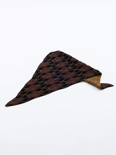 イベント期間限定(3月19日～3月22日まで)<br>26AW受注生産アイテム【VIVIANO MEN】<br>Felted Yarn Argyle Scarf <br>2color