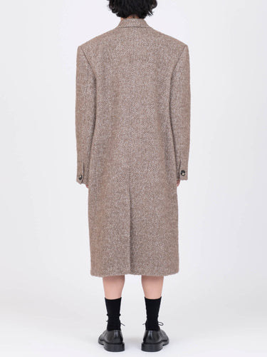 イベント期間限定(3月19日～3月22日まで)<br>26AW受注生産アイテム【VIVIANO MEN】<br>Herringbone Double Breasted Coat