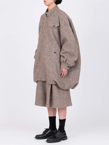 イベント期間限定(3月19日～3月22日まで)<br>26AW受注生産アイテム【VIVIANO MEN】<br>Herringbone Balloon Coat