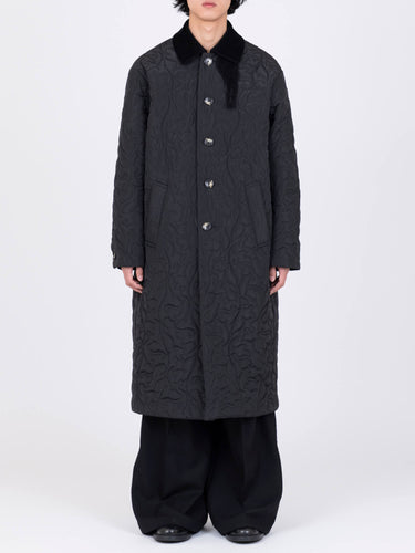 イベント期間限定(3月19日～3月22日まで)<br>26AW受注生産アイテム【VIVIANO MEN】<br>Flower Pattern Quilted Coat