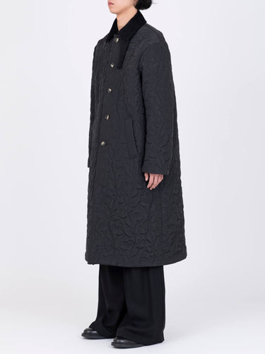 イベント期間限定(3月19日～3月22日まで)<br>26AW受注生産アイテム【VIVIANO MEN】<br>Flower Pattern Quilted Coat