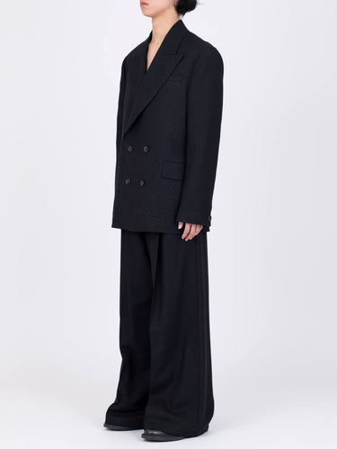 イベント期間限定(3月19日～3月22日まで)<br>26AW受注生産アイテム【VIVIANO MEN】<br>French Corded Oversized DB Blazer