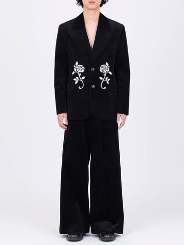 イベント期間限定(3月19日～3月22日まで)<br>26AW受注生産アイテム【VIVIANO MEN】<br>Hand-Embroidered Corduroy Blazer