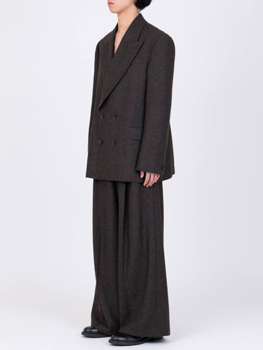 イベント期間限定(3月19日～3月22日まで)<br>26AW受注生産アイテム【VIVIANO MEN】<br>Tweed Oversized Blazer