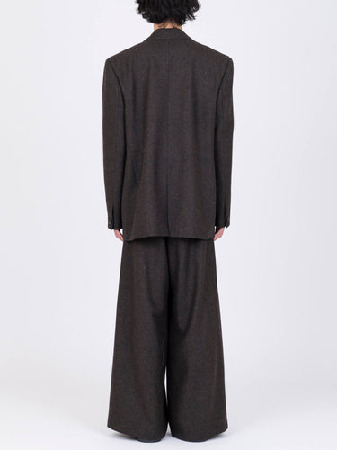 イベント期間限定(3月19日～3月22日まで)<br>26AW受注生産アイテム【VIVIANO MEN】<br>Tweed Oversized Blazer