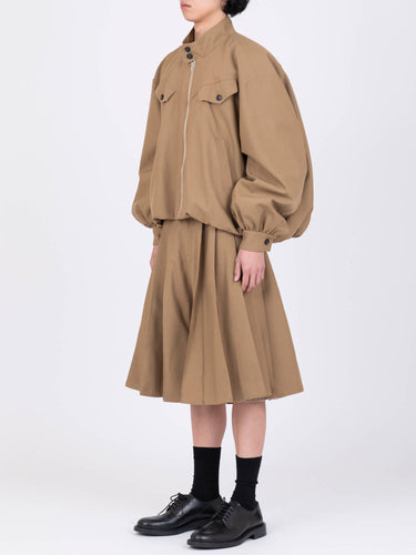 イベント期間限定(3月19日～3月22日まで)<br>26AW受注生産アイテム【VIVIANO MEN】<br>Gabardine Balloon Harrington Jacket